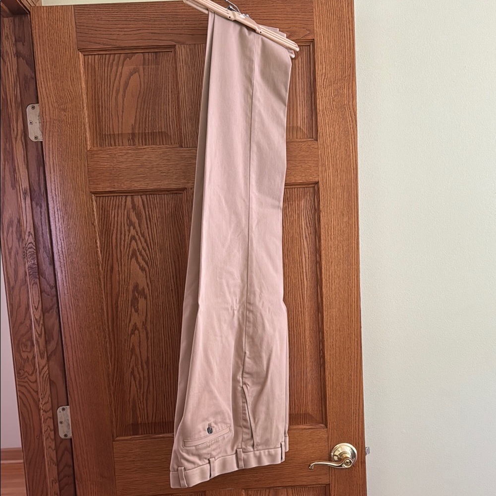Brooks Brothers Tan Chinos Classic Straight Leg